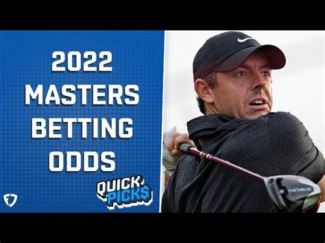 2022 masters odds|Masters 2022: The latest outright betting odds for the season's .